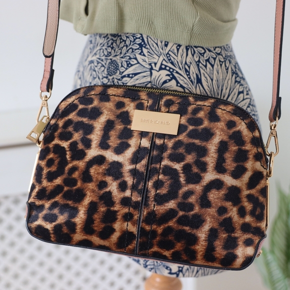 NWOT - River Island Leopard Print Cross Body Kettle Bag - Picture 5 of 10